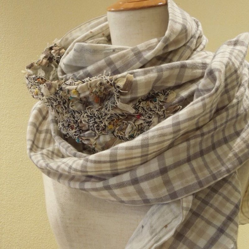 Masaki KyokoストールBeige | Bijoux emu 