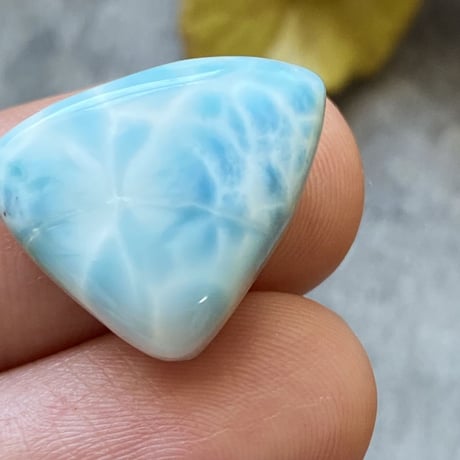 【極上品】ラリマー　カボション　トライアングル