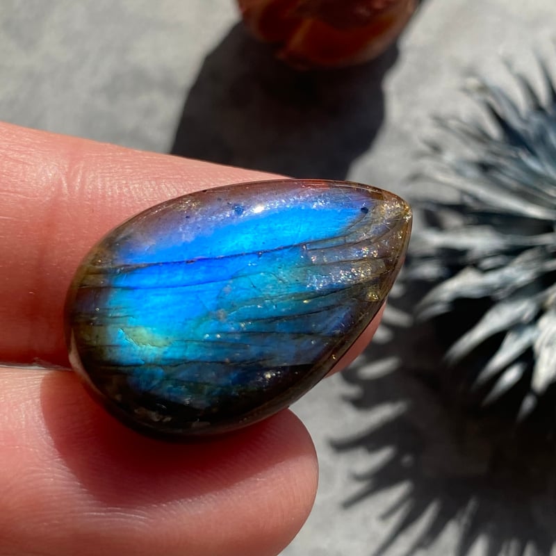 高品質ラブラドライトカボションルース