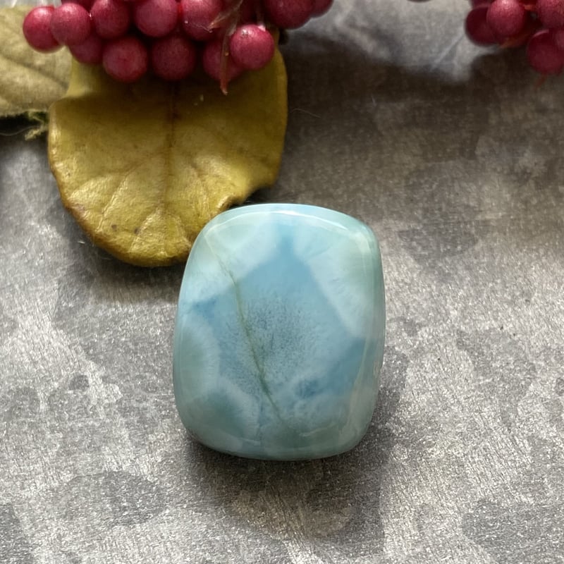 癒しの波模様】ラリマー カボション スクエア | Preferito