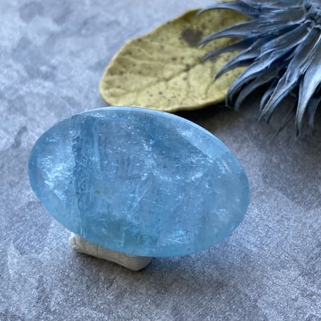 【高品質・透明感】アクアマリン　カボション　オーバル