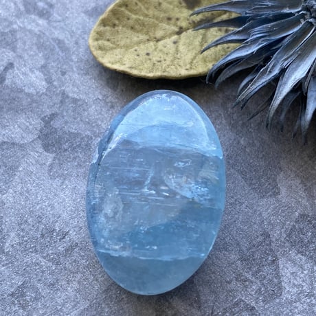 【高品質・透明感】アクアマリン　カボション　オーバル
