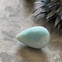 【癒しの波模様】ラリマー　カボション　ドロップ