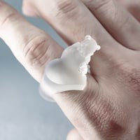 Bear,Bear … and Bear "Transparent HEART " / ring