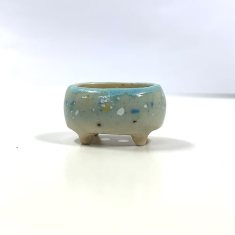 ミニ盆栽鉢　玉木啓子造   No.55【サイズ25mm以下】１点もの現物撮影