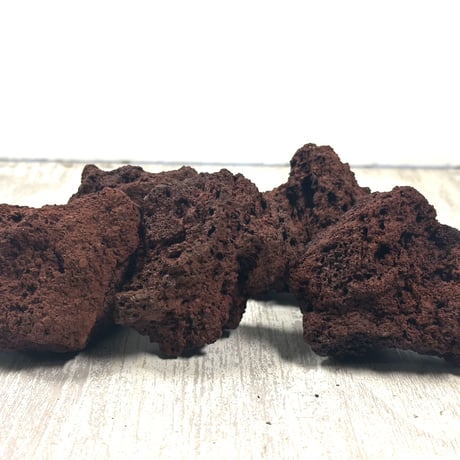 レッド溶岩石Ｓサイズ(約5cm〜10cm)　 ５個セット