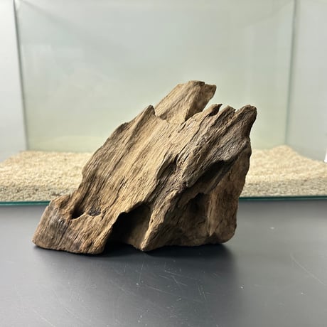 【在庫限定】山型流木  オンリーワン ★現物撮影  1点　No.5006　（約W19cm/23cm)