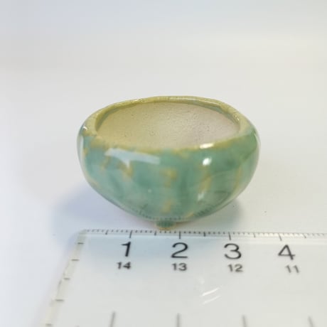 ミニ盆栽鉢　玉木啓子造 　１点もの現物撮影 　№20260130F