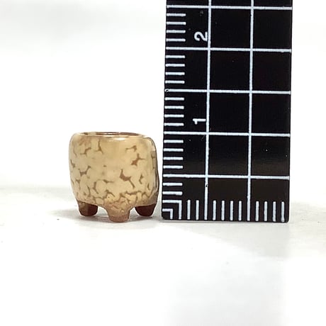 豆盆栽鉢　玉木啓子造   No.80　【サイズ10mm以下】１点もの現物撮影