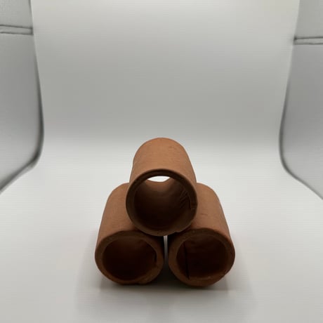 お魚シェルター（ブラウン）Sサイズ（魚の隠れ家内径約25mm前後）６本　MADE IN  JAPAN