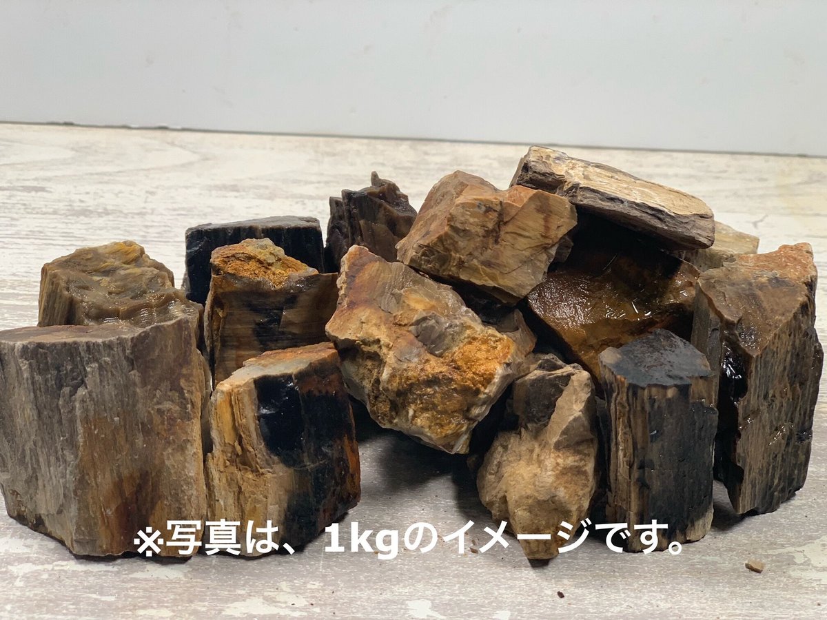 木化石・MIX（レギュラー3kg セット＋ミニ1kg）セット（kgあたり600円