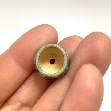 豆盆栽鉢　玉木啓子造   No.17　【サイズ15mm以下】１点もの現物撮影