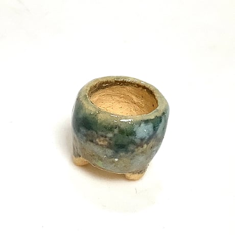 豆盆栽鉢　玉木啓子造   No.17　【サイズ15mm以下】１点もの現物撮影