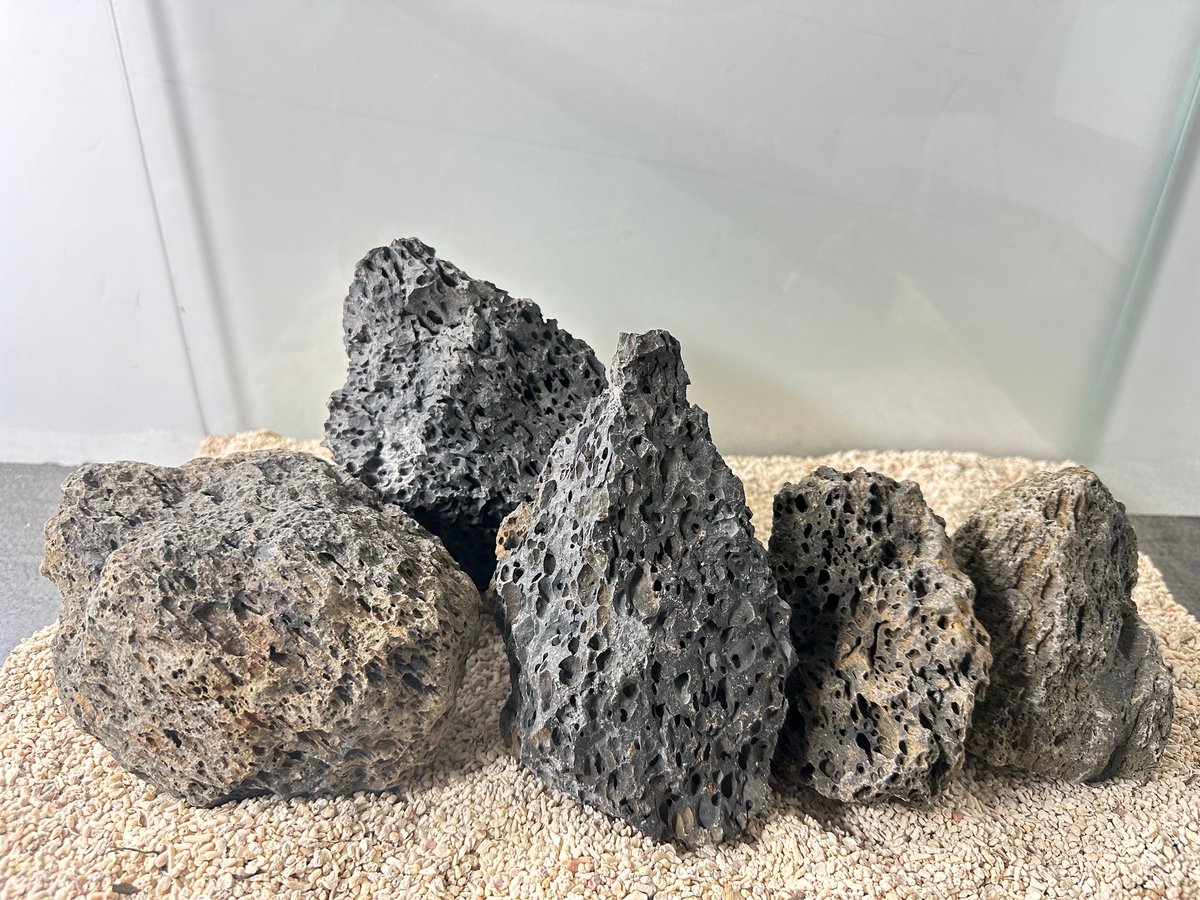 火山岩石MIX(在庫限定）（約10cm〜15cm前後) 5個セット No.5046