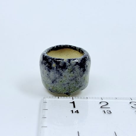 ミニ盆栽鉢　玉木啓子造 　１点もの現物撮影 　№20251222E