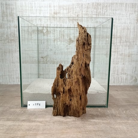 希少山型流木   Mサイズ　オンリーワン ★現物撮影  1点　No.1796(W約27㎝）  ★★オブジェ、インテリアにも★★