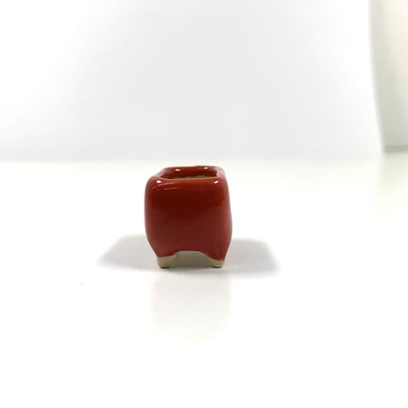 豆盆栽鉢　玉木啓子造   No.6　【サイズ25mm以下】１点もの現物撮影
