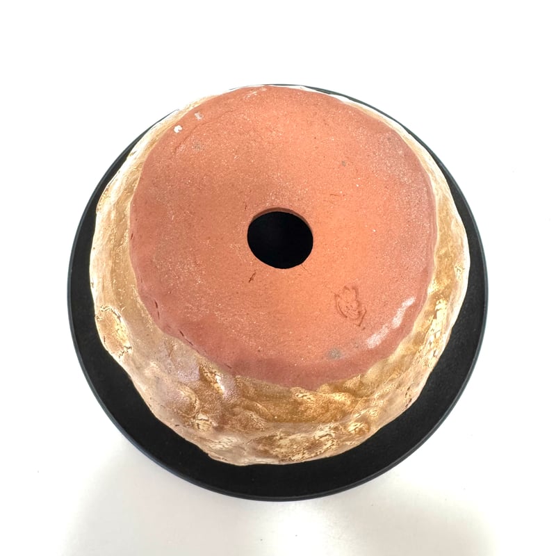 charin様　リメイク鉢　4号ロール鉢　黄色たまごのうさぎさん　Dahlia charin様 リメイク鉢 4号ロール鉢 黄色たまごのうさぎさん