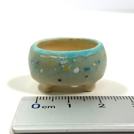 ミニ盆栽鉢　玉木啓子造   No.55【サイズ25mm以下】１点もの現物撮影