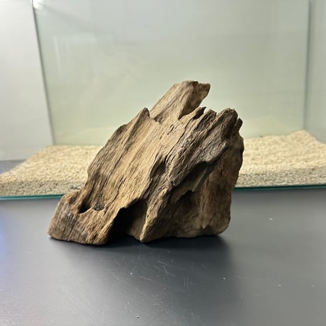 【在庫限定】山型流木  オンリーワン ★現物撮影  1点　No.5006　（約W19cm/23cm)