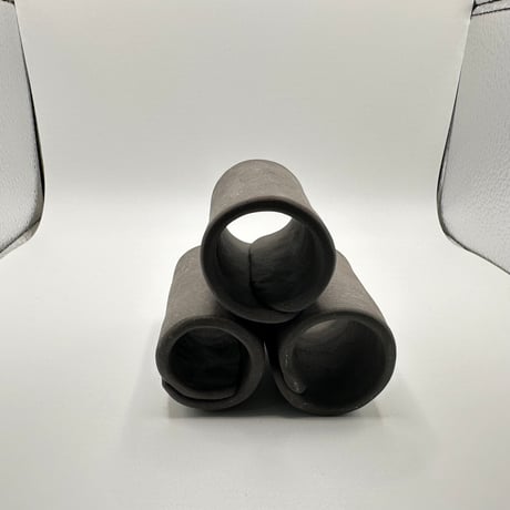 お魚シェルター（グレー）Sサイズ（魚の隠れ家内径約25mm前後）６本　MADE IN  JAPAN