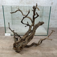ネシア流木 ブラックタイプ　2Lサイズ　1点ものNo.1791【W約38cm】