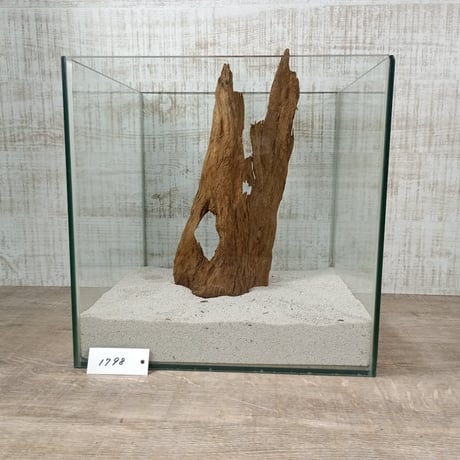 希少山型流木   Lサイズ　オンリーワン ★現物撮影  1点　No.1798(W約31㎝）  ★★オブジェ、インテリアにも★★