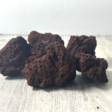 レッド溶岩石Ｓサイズ(約5cm〜10cm)　 ５個セット