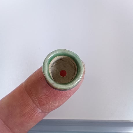 豆盆栽鉢　玉木啓子造   No.20251210A　１点もの現物撮影