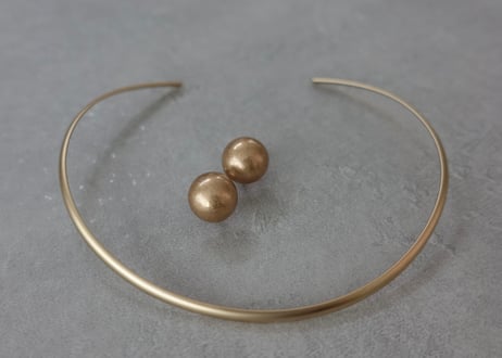 mat ／ NeckLace ＆ earrings