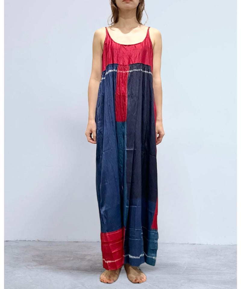 お値下げ　INJIRI コットンワンピース injiri インジリ 藍染 コットンワンピース