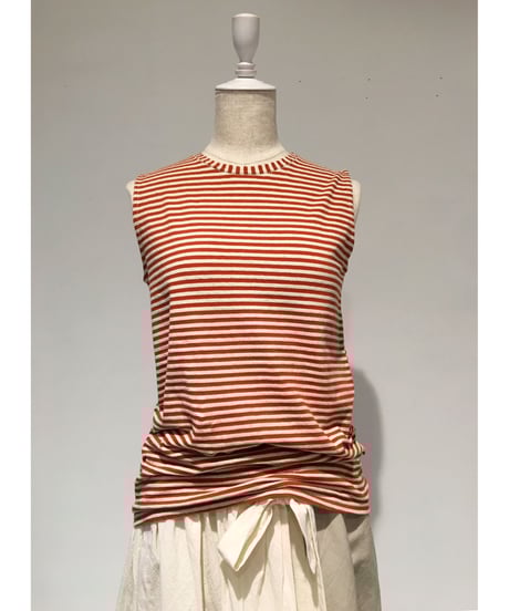 コットン＆リネンノースリーブ／アランチャ