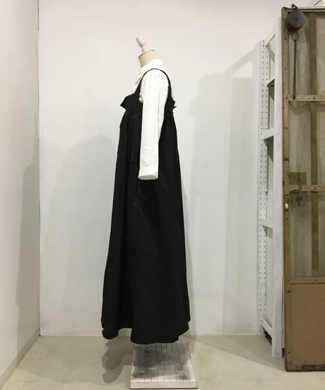 Les filles d'ailleurs／タフタ・ブラックドレス／ロング丈