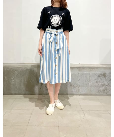 Tee Library/スーピマコットンTシャツ/Mood Black