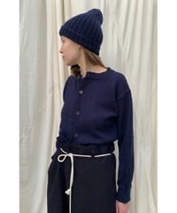 VONSONO/ｱﾙﾊﾟｶ&ｵｰｶﾞﾆｯｸｳｰﾙ・Beanie/Navy