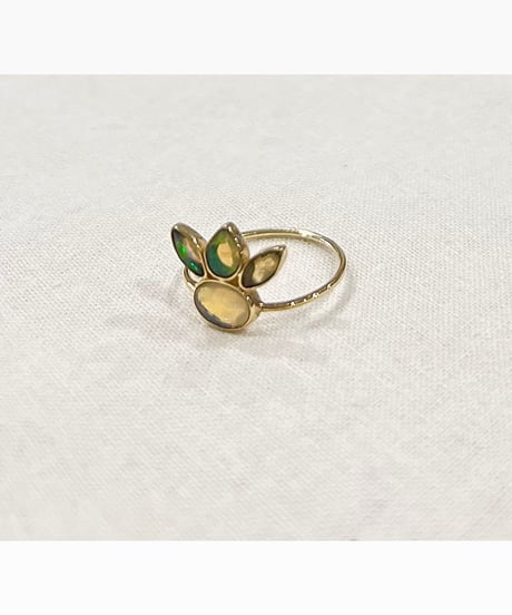 【残り僅か】nina des criquets/Opal design ring/4sr-01
