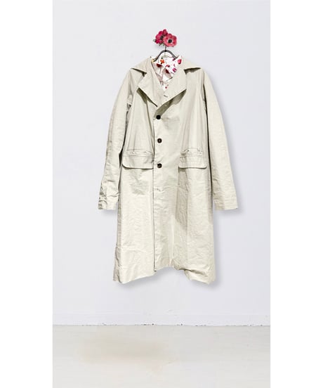 【残り僅か】Men'sフラワープリントシャツ/HannohWessel/レッド