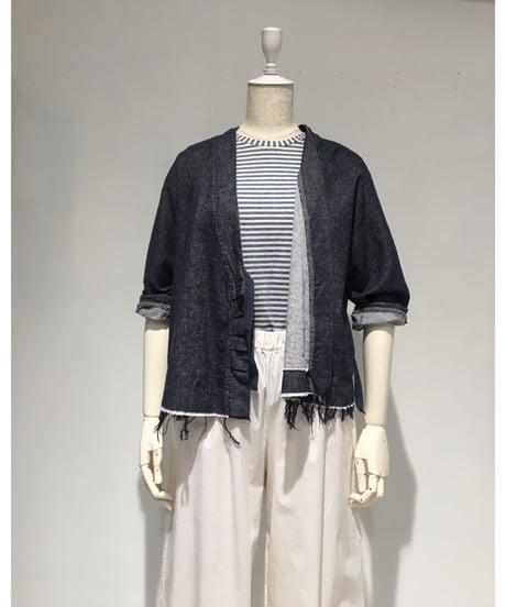 Mamab./リネンジャケット/デニム