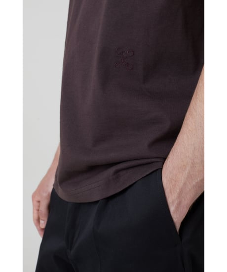 【残り僅か】CLOSED Men's/Organic CottonT-ｼｬﾂ/バーガンディー