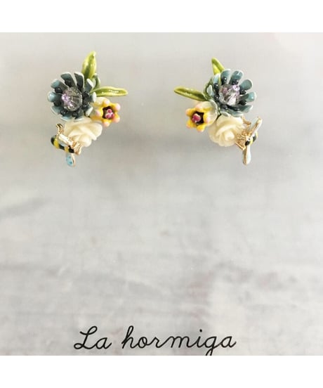La Hormigaピアスshort/Multif