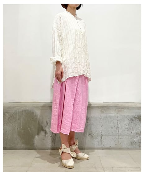 Lady'sリネンスカート(ローズ)/HannohWessel