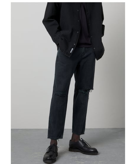 CLOSED Men's/ﾆｰｶｯﾄｵﾌ・X-lentﾃｰﾊﾟｰﾃﾞﾆﾑ/ﾌﾞﾗｯｸ＆ｸﾞﾘｰﾝ