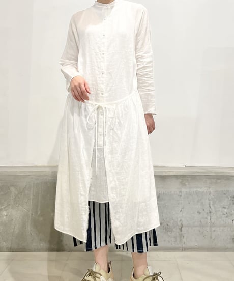 Hannoh wessel/コットンメタルパンツ/グレー＆ネイビー