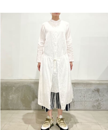 D-due Lab 972V Linen100%ドレス