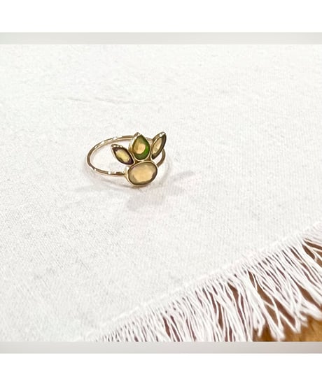 【残り僅か】nina des criquets/Opal design ring/4sr-01