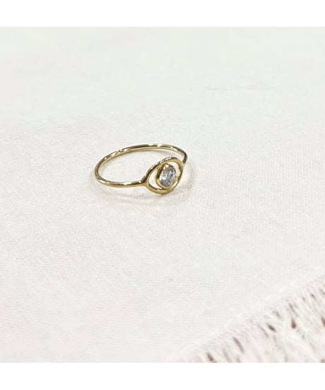 【残り僅か】nina des criquets/Eye design ring/4sr-08