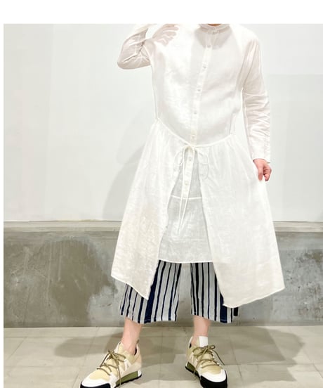 D-due Lab 972V Linen100%ドレス