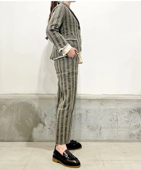 Hannoh wessel/ウール＆コットンショートジャケット/サンドベージュ