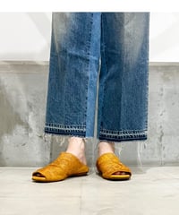 【残り僅か】Open closed/レザーミュール/Mango