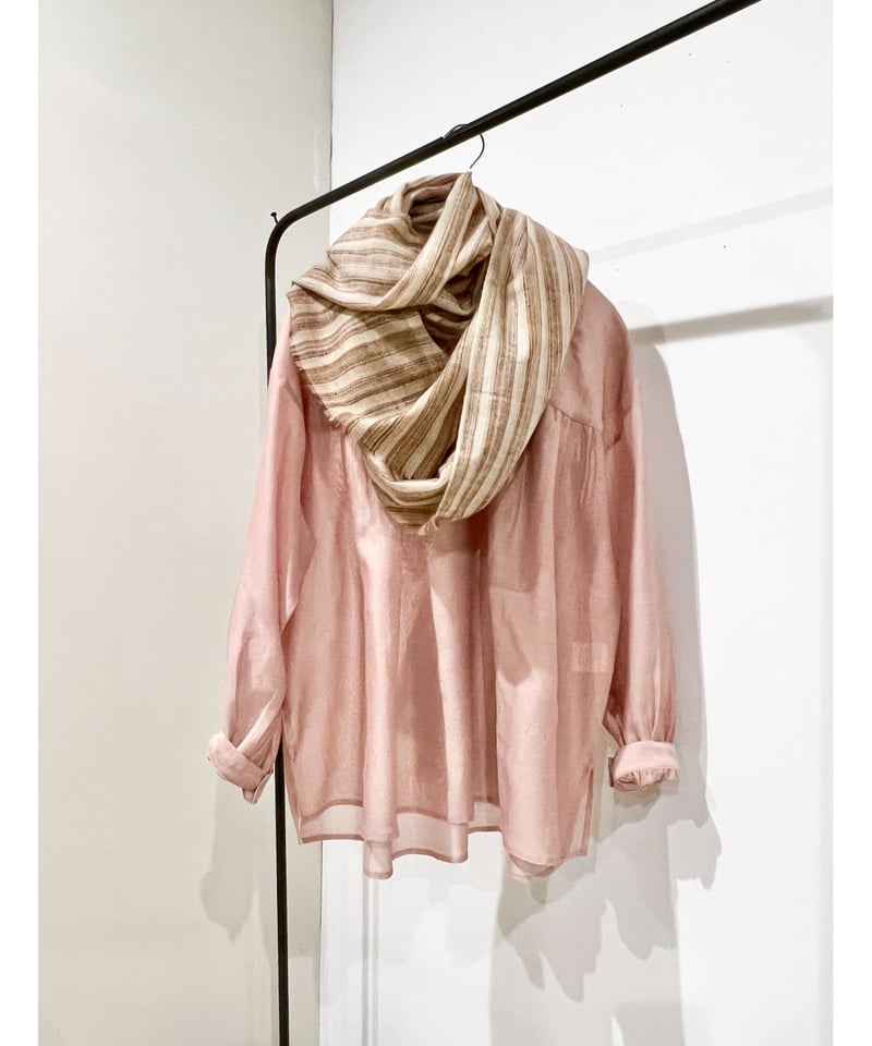 True Cashmere/ピュアパシュミナ 100%/手織りマルチストライプ | ETTA 